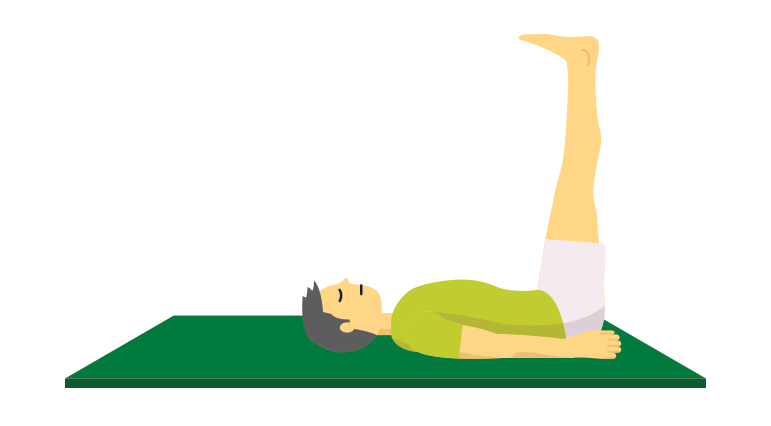 Legs Up The Wall Yoga Pose Illustration Legs Up The Wall Yoga Pose Illustration